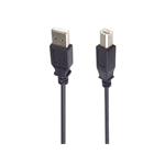 Kábel PremiumCord USB-A na USB-B 5 m čierny