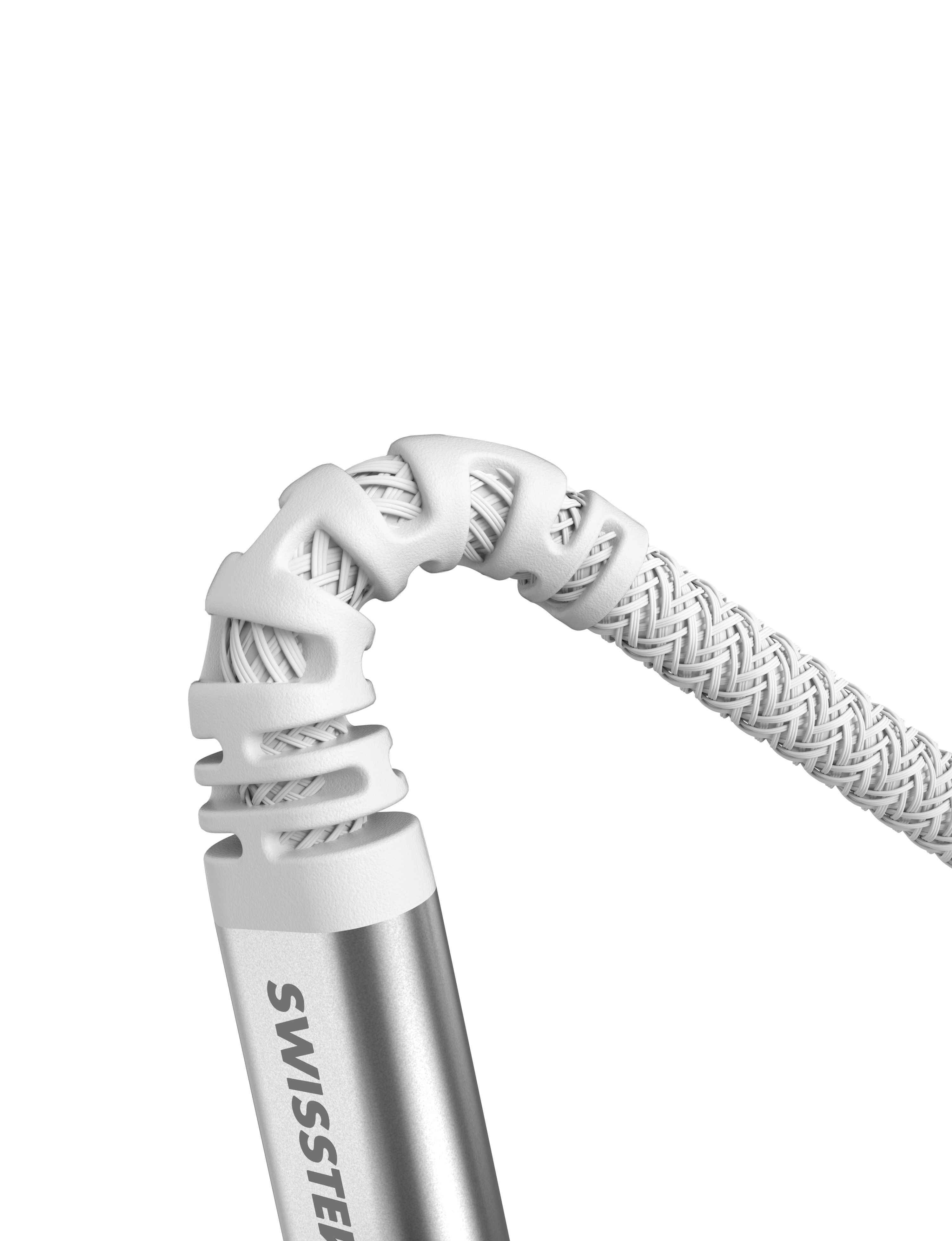 Kábel Swissten Aramid USB-C / Lightning 1,5 m, biely