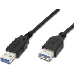 Kabel USB 3.0 Super-speed 5Gbps A-A prodlužovací 9pin 2m