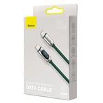 Kabel USB-C k displeji USB-C Baseus, 100 W, 2 m (zelený)