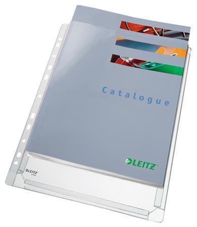 Kapsy s rozšiřitelnou kapacitou "Jumbo", čirá, A4, 200 mikron, 14 mm, LEITZ