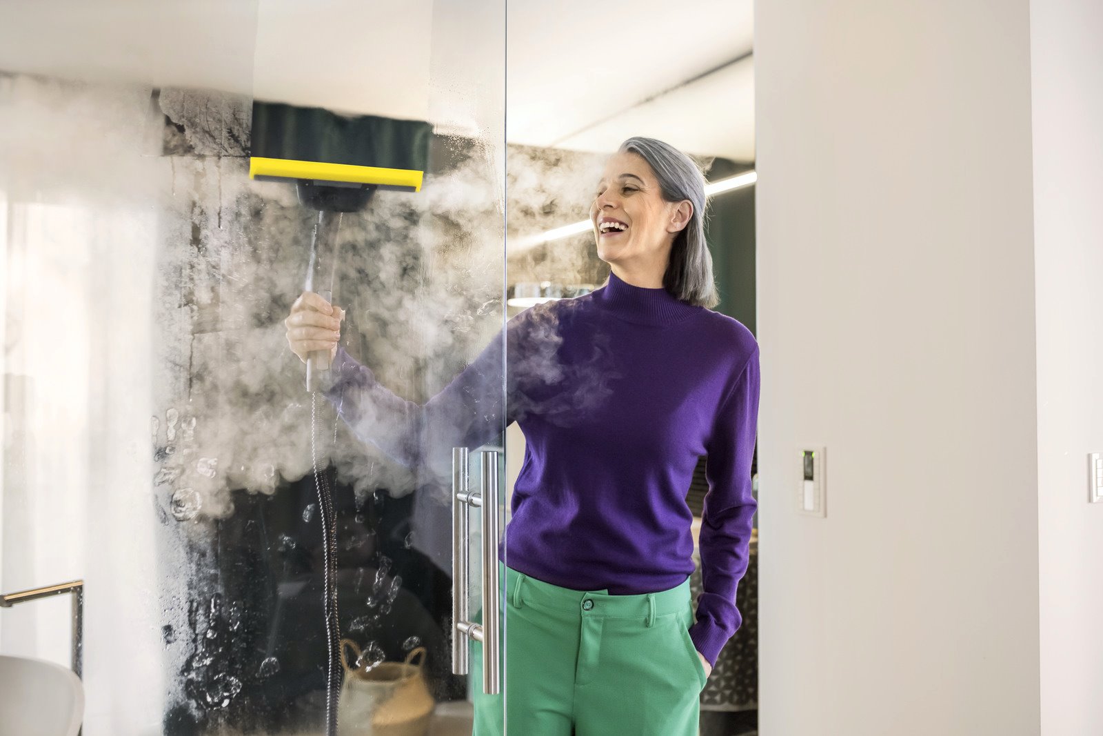 KARCHER Okenní stěrka parní čistič příslušenství