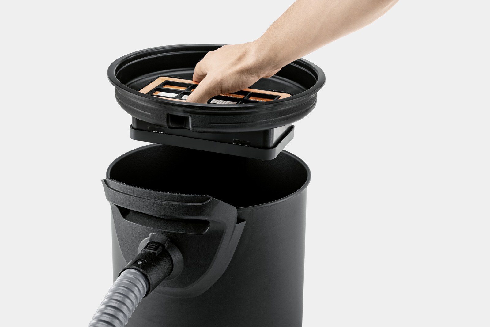 Kärcher Plochý skládaný filtr pro vysavač na popel