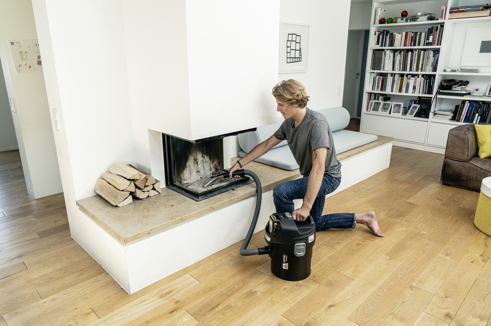 Kärcher Plochý skládaný filtr pro vysavač na popel