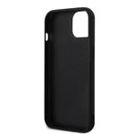 Karl Lagerfeld 3D Rubber Karl and Choupette Zadní Kryt pro iPhone 13 Black
