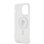 Karl Lagerfeld IML Choupette MagSafe Zadní Kryt pro iPhone 15 Pro Max Transparent
