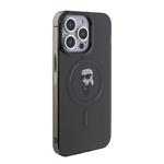Karl Lagerfeld IML Ikonik MagSafe Zadní Kryt pro iPhone 15 Pro Max Black