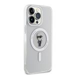 Karl Lagerfeld IML Ikonik MagSafe Zadní Kryt pro iPhone 15 Pro Max Transparent
