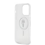 Karl Lagerfeld IML Ikonik MagSafe Zadní Kryt pro iPhone 15 Pro Max Transparent
