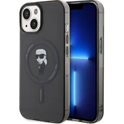 Karl Lagerfeld IML Ikonik MagSafe zadný kryt pre iPhone 15 Black