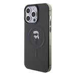 Karl Lagerfeld IML Ikonik MagSafe zadný kryt pre iPhone 15 Pro Max Black
