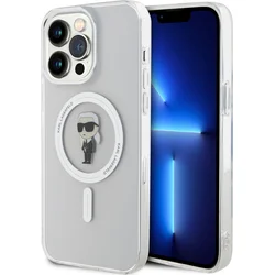 Karl Lagerfeld IML Ikonik MagSafe Zadný kryt pre iPhone 15 Pro Max Transparent