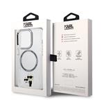 Karl Lagerfeld IML Karl and Choupette NFT MagSafe zadný kryt pre iPhone 13 Pro Transparent