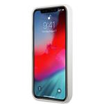 Karl Lagerfeld Liquid Silicone Choupette NFT Zadní Kryt pro iPhone 12/12 Pro White