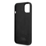 Karl Lagerfeld Liquid Silicone Choupette NFT Zadný kryt pre iPhone 14 Black