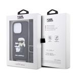 Karl Lagerfeld Saffiano Crossbody Karl and Choupette NFT Kryt pro iPhone 14 Pro Black