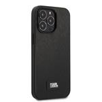 Karl Lagerfeld Saffiano Plaque Kryt pro iPhone 13 Pro Black