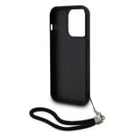 Karl Lagerfeld Sequins Reversible Zadní Kryt pro iPhone 13 Pro Max Black/Silver