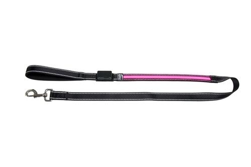 Karlie LED nylonové vodítko růžové s USB nabíjením, 120cm