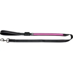 Karlie LED nylonové vodítko růžové s USB nabíjením, 120cm