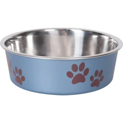 Karlie Miska nerezová s plastovým opláštěním metalická modrá 14cm 450ml