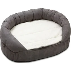 Karlie Orthobed ortopedický pelech pro psy oválný šedý 100x65x24cm