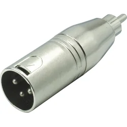 Kash XLR adaptér XLR konektor - cinch konektor mono