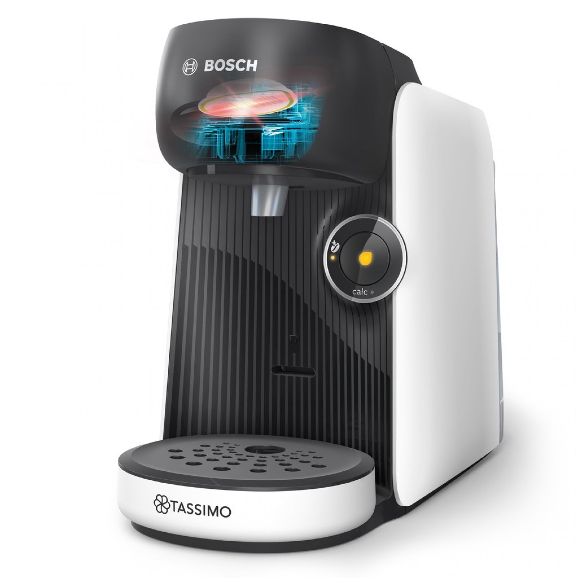 Kávovar na kapsule Bosch Tassimo Finesse TAS16B4, sivo-biely