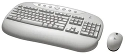 KBC LOGITECH Cordless Internet Pro Desktop, (White) OEM