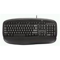 KBC LOGITECH DeLuxe Keyboard Black OEM, PS2