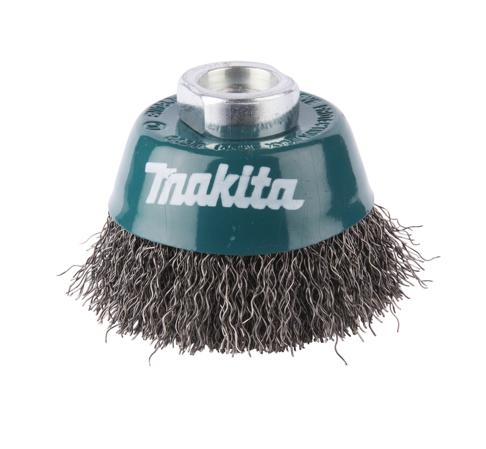 Kefa z oceľového drôtu MAKITA, vlnitý drôt 0,3 mm, 60 mm