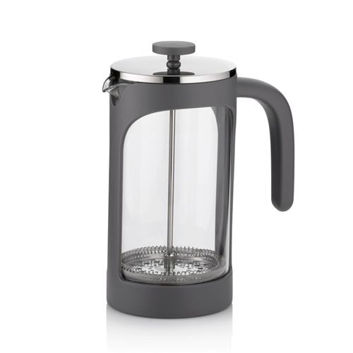 KELA Čajová a kávová kanvica French Press VERONA 1 l , sivá