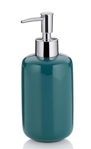 KELA Dávkovač mydla ISABELLA keramický 400 ml, teal