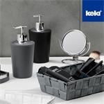 KELA Dávkovač mýdla MARTA 350 ml, šedá