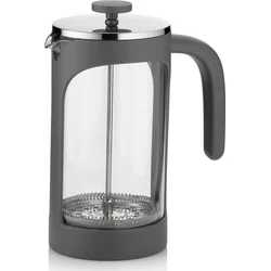 KELA Konvice na čaj a kávu French Press VERONA 1 l , šedá