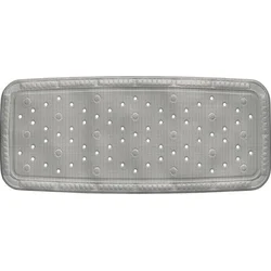 KELA Kúpeľňová predložka KRETA PVC, 92 x 36 cm, sivá