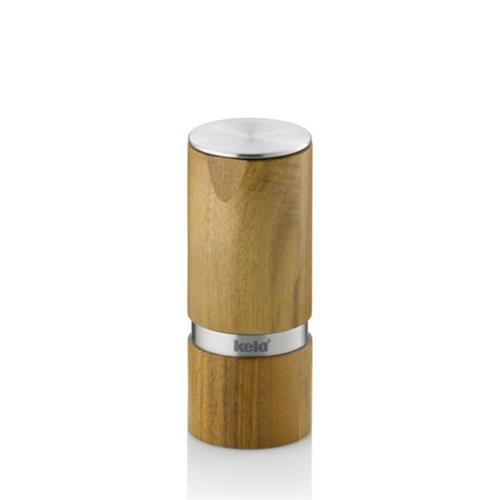 KELA Mechanický mlýnek na pepř a sůl KAURI Akát, 13 cm 
