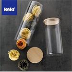 KELA Skleněná dóza AMELIE, 1,5 l