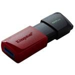 Kingston DataTraveler Exodia M 128 GB čierna + červená