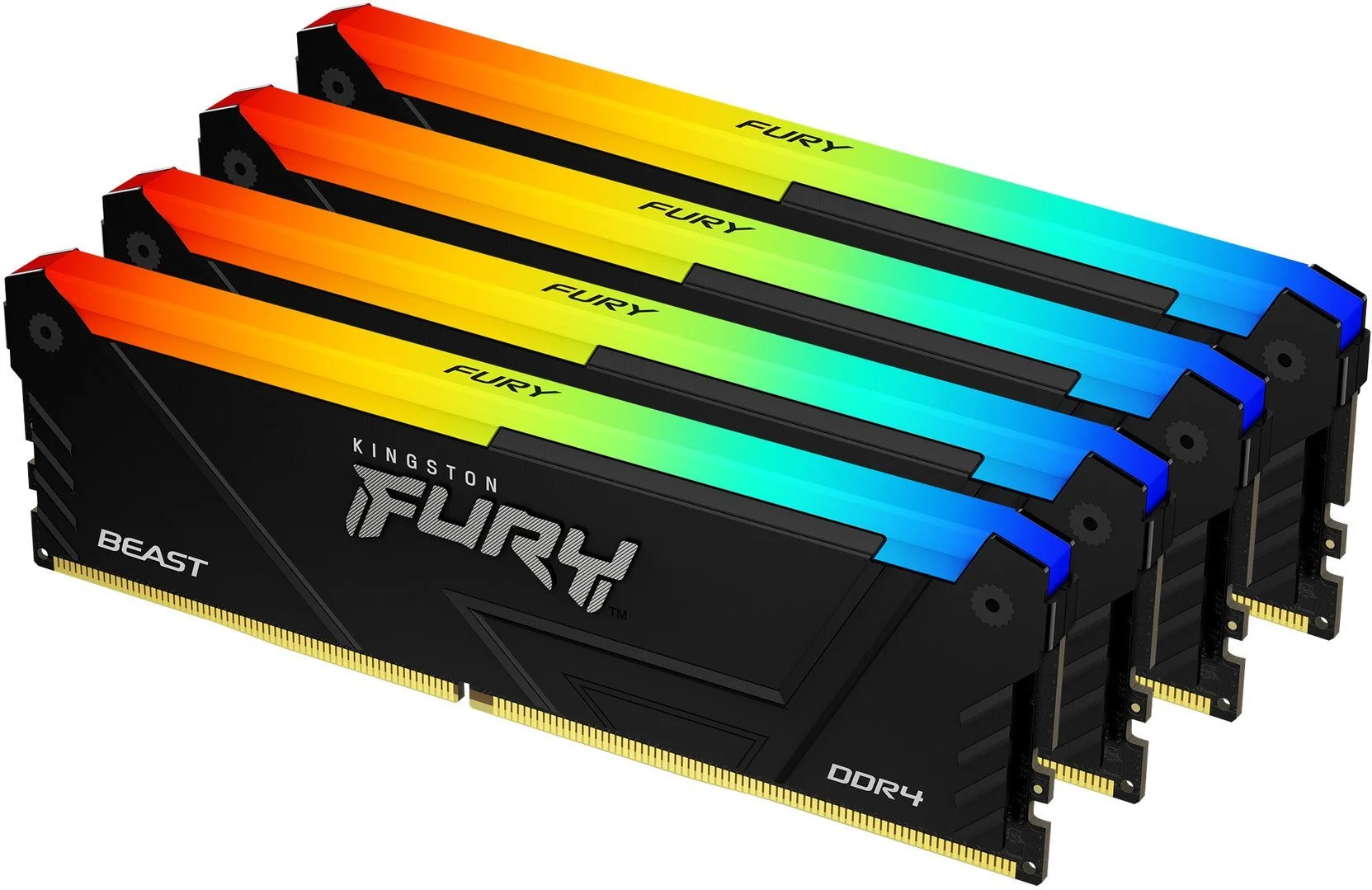Kingston Fury Beast DDR4 128GB DIMM 2666MHz RGB (sada 4x32GB)