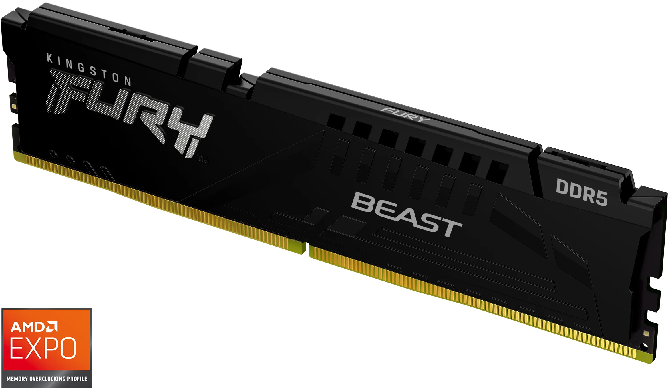 Kingston Fury Beast DDR5 DIMM 16GB 6000MHz, AMD EXPO, čierna