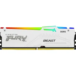 Kingston FURY™ Beast DDR5 RGB 32GB 5600MHz, XMP, biela