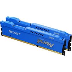 Kingston Fury Beast DIMM DDR3 8GB 1600MHz modrá