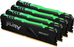 Kingston Fury Beast DIMM DDR4 128GB 3200MHz RGB (Kit 4x32GB)