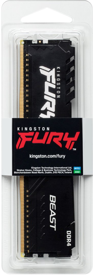 Kingston Fury Beast DIMM DDR4 16GB 3200MHz 1Gx8 čierna KF432C16BB1/16