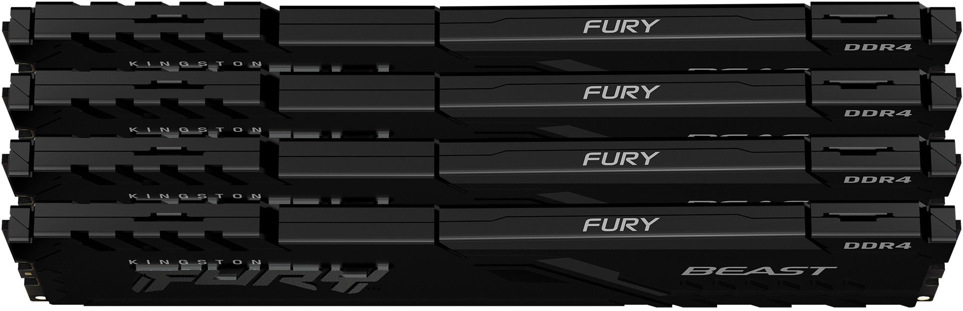 Kingston Fury Beast DIMM DDR4 64GB 2666MHz 1Gx8 čierna (sada 4x16GB)