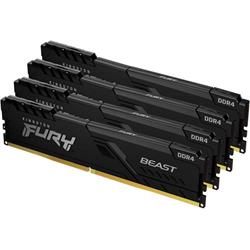 Kingston Fury Beast DIMM DDR4 64GB 3200MHz 1Gx8 černá (Kit 4x16GB)