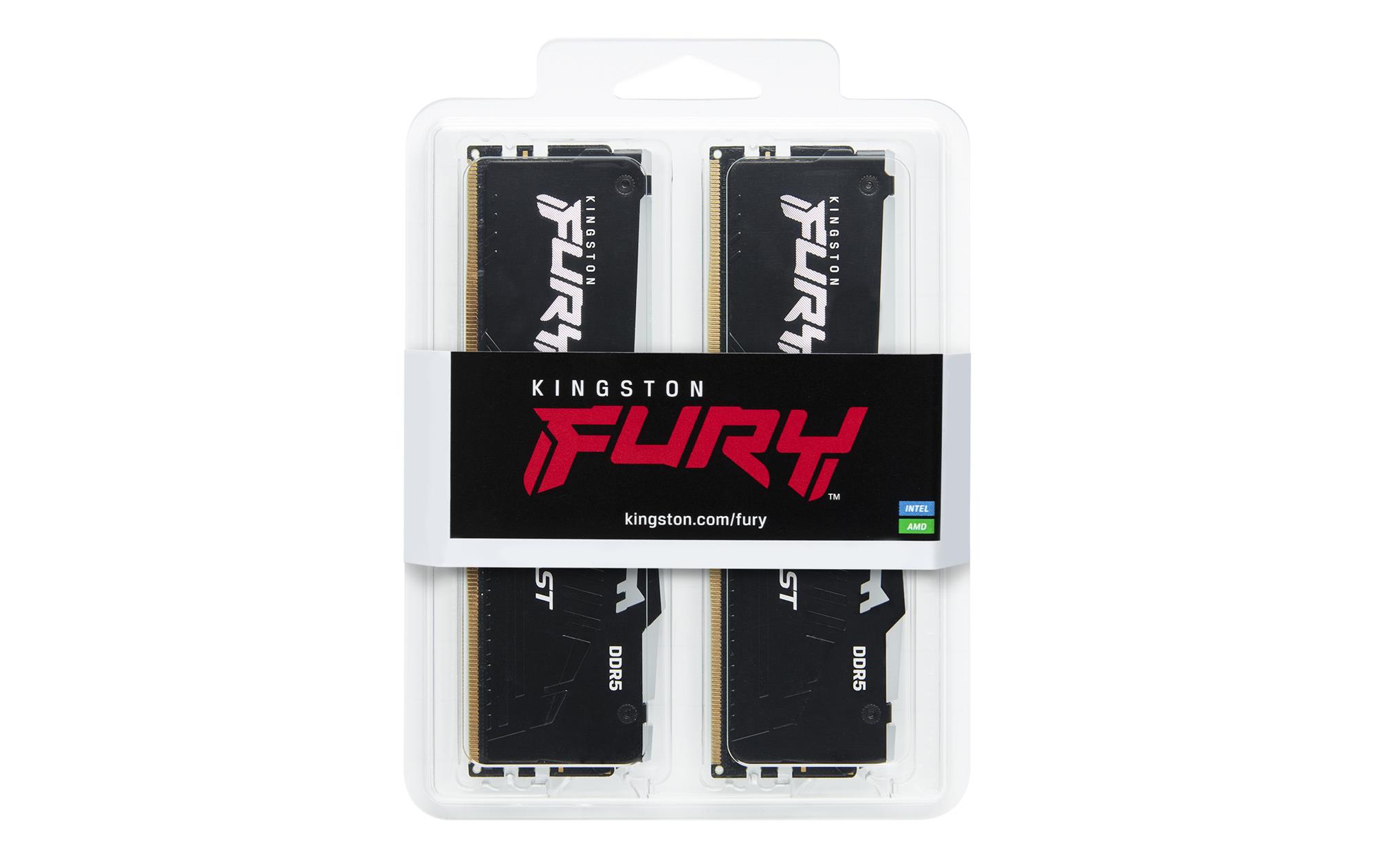 Kingston Fury Beast DIMM DDR5 32GB 5200MHz RGB (Kit 2x16GB), AMD EXPO