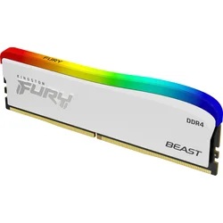 Kingston Fury Beast Special Edition DDR4 16GB 3600MHz CL17, RGB chladič, 1x16GB, biela