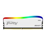 Kingston Fury Beast Special Edition DDR4 8GB 3200MHz CL16, RGB chladič, 1x8GB, biela